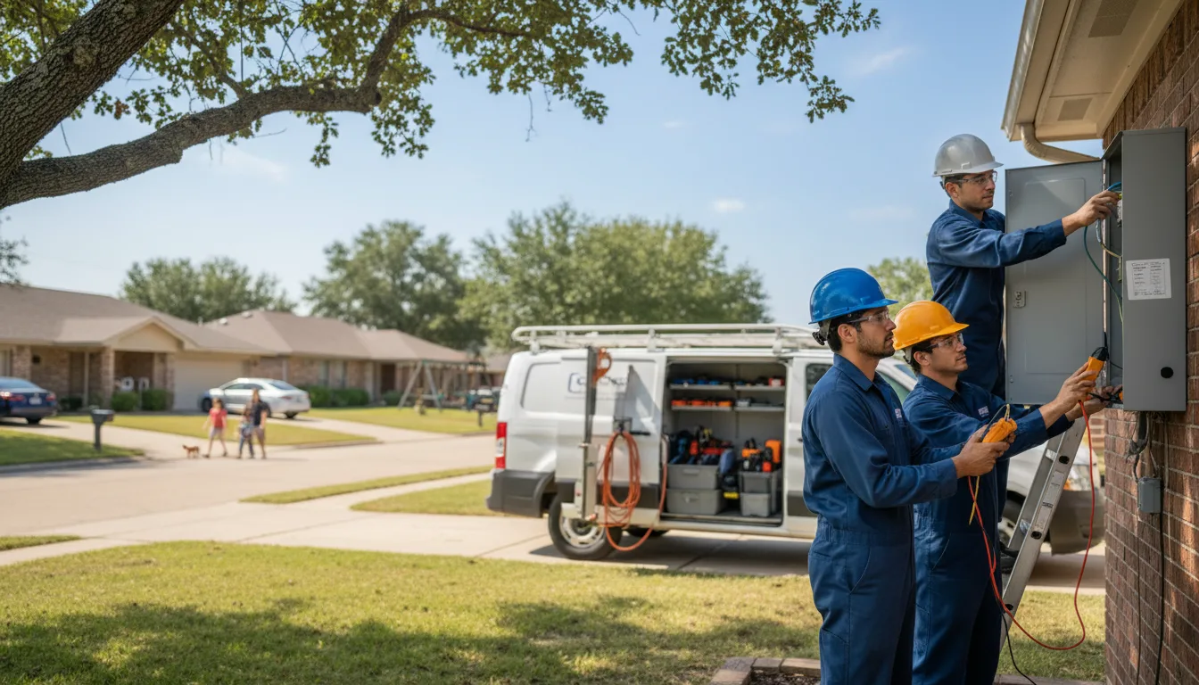 Certified electrician providing emergency electrical services in Burna, KY